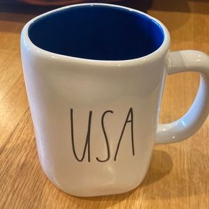 New Rae Dunn USA Trailer Camping Double Sided Mug